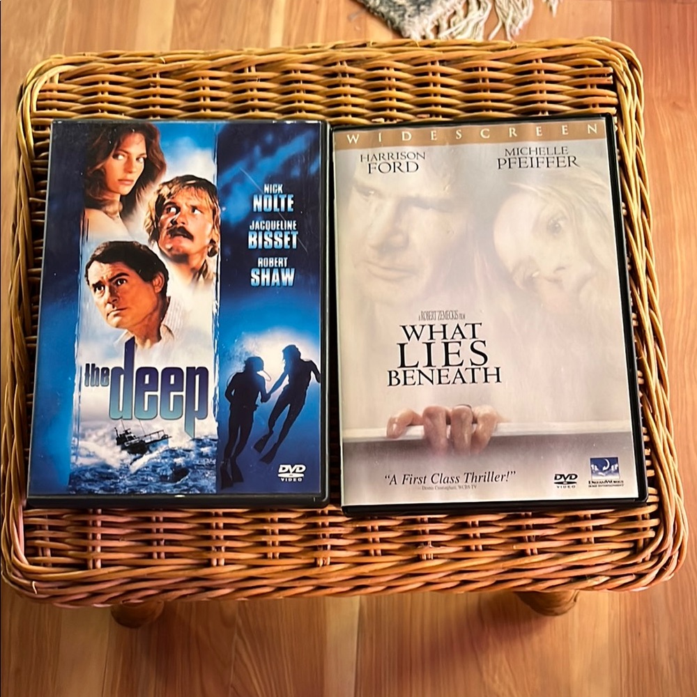 DVDs The Deep and What Lies Beneath